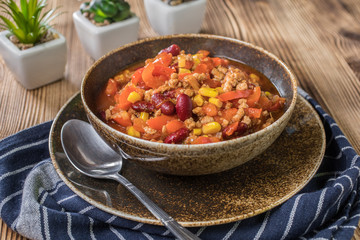 Mexican chili con carne.
