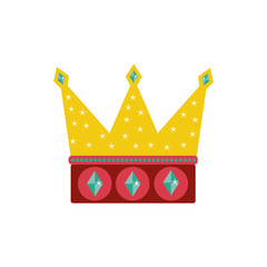 crown fairytale object icon