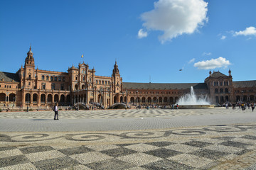 Obraz premium Square of Spain in Seville.