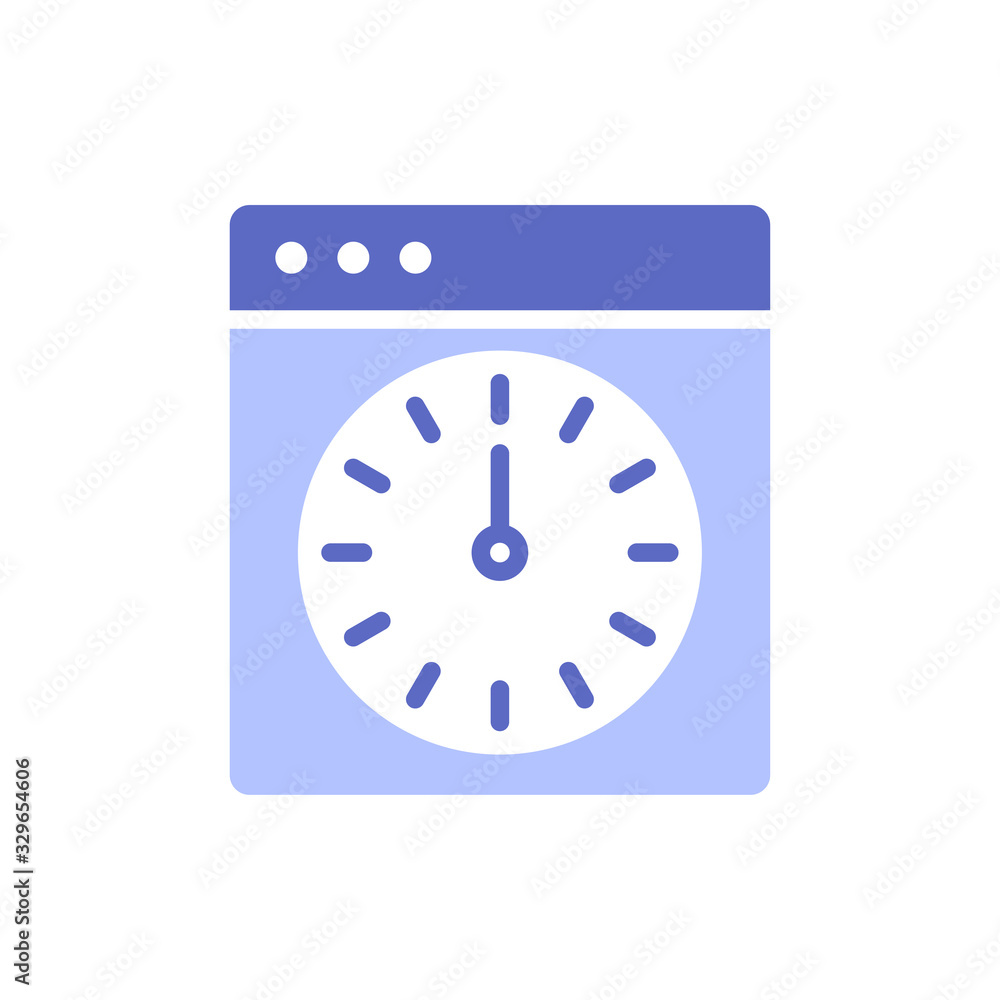 Poster page optimization icon vector illustration glyph design and development style icon