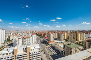 Sehitkamil, Şahinbey ( Ibrahimli )  Gaziantep  / Turkey.  October 02, 2018. A Gaziantep city view. 
