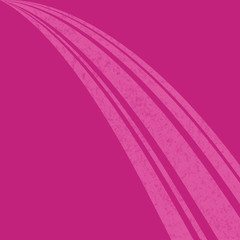 Pink abstract background with white curve stripes for banner
