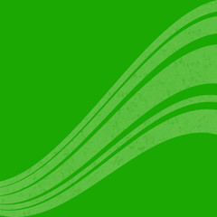 Abstract green background with waves