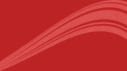 Red abstract background with curve lines