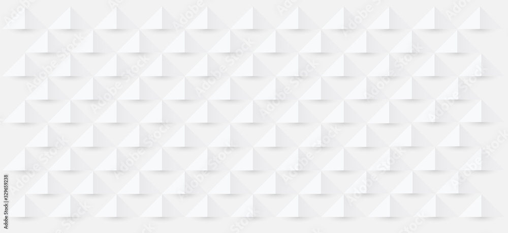 Poster vector background 3d paper art style can be used in website backgrounds or advertising. white abstra