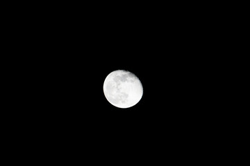 Obraz premium Mond mit schwarzen Himmel