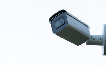 CCTV. surveillance camera on a white background. safety system