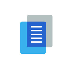 document overlap logo