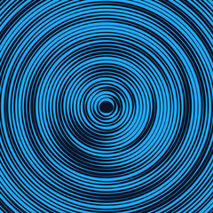 blue color circles background, waves pattern.