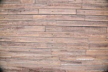 Old painted wooden fence. Background texture.