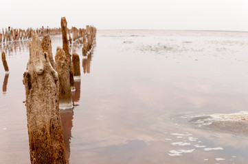 Former pink salt treatment plant.