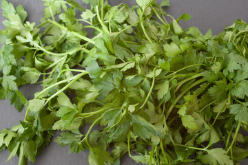 A bunch of fresh coriander