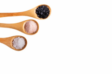Sea salt, pink and black - Variety of salts