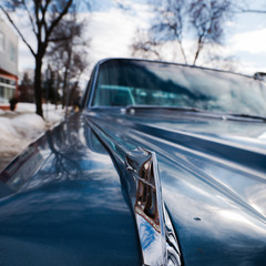 Obraz premium car on the road