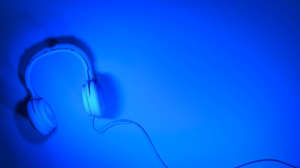 Headphones Blue