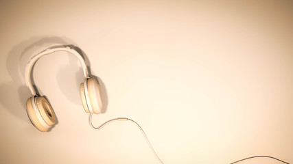 Headphones beige