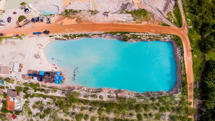 Aerial Image of Buraco Azul Castelhano, Acaraú, Ceara 18 km from Jericoacoara