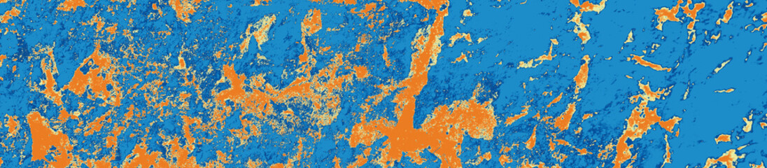 Fototapeta premium abstract blue, orange and light-green colors background for design