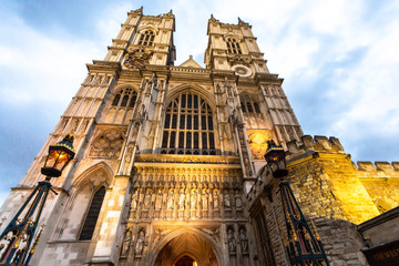 Fototapeta na wymiar Westminster Abbey - Collegiate Church of St Peter at Westminster in London.