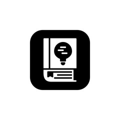 innovation icon. Online Learning icon. Perfect for application, web, logo and presentation template. icon design solid rounded style