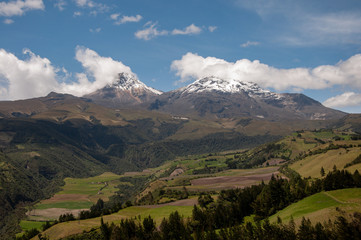 The Ilinizas volcano