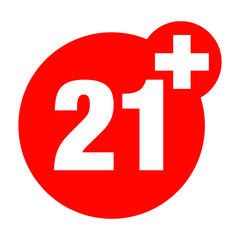 Obraz premium a twenty-one years over icon 