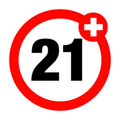 a twenty-one years over icon 