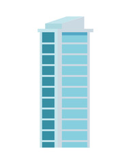 building with windows isolated icon