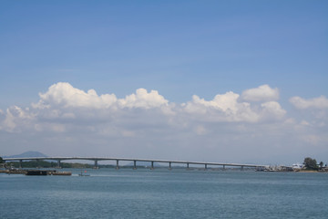 Obraz premium Laem Singh Bridge Taksin chantaburi