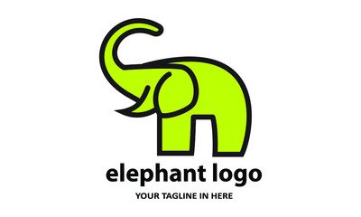 The concept of modern Sderhana elephant logo design is easy to remember