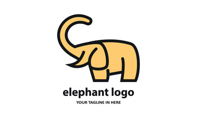 The concept of modern Sderhana elephant logo design is easy to remember