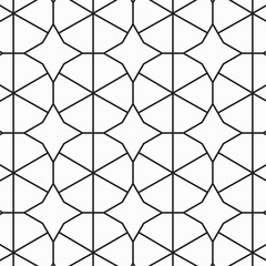 Fototapeta premium Pattern geometry background. Pattern is on swatch panel.