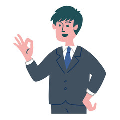 スーツ　男性　OK