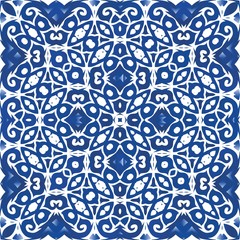 Traditional ornate portuguese azulejo.
