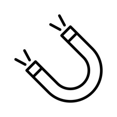 Magnet icon vector design templates