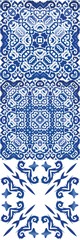 Traditional ornate portuguese azulejo.