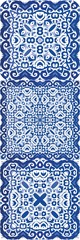 Decorative color ceramic azulejo tiles.