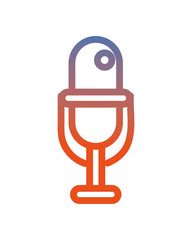 microphone sound device isolated icon