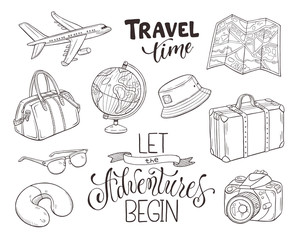 vector travel objects