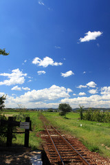 青空とローカル鉄道
