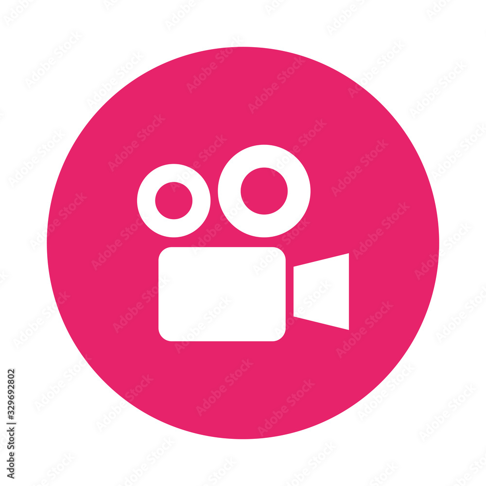 Canvas Prints video camera cinema icon image