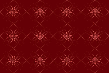 Fototapeta premium Seamless pattern design with floral background elements, beautiful ornaments