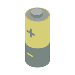 battery power level isolated icon