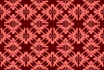 Seamless pattern design with floral background elements, beautiful ornaments