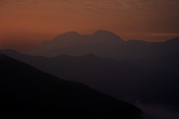 Atardecer en Nepal