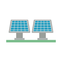 solar panel device isolated icon
