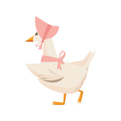 cute mom duck easter character