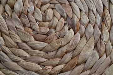 Wicker Basket Textured Background