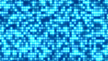 Dot  white blue pattern screen led light gradient texture background. Abstract  technology big data digital background. 3d rendering.