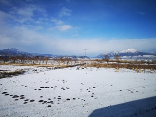 En route scenary to Nagano